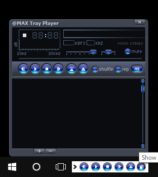 @Max Tray Player