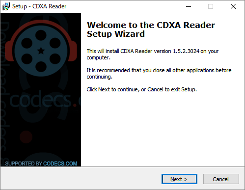 CDXA Reader