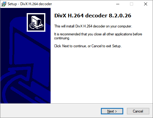 DivX H.264 Decoder