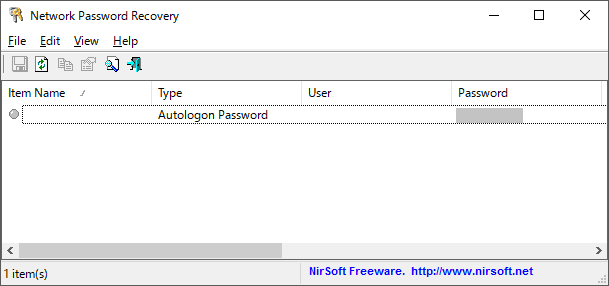 Network Password Recovery