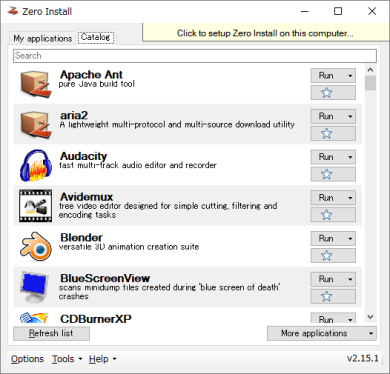 Zero Install 2.25.1 download the new version for windows