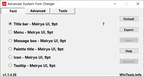 Advanced System Font Changer