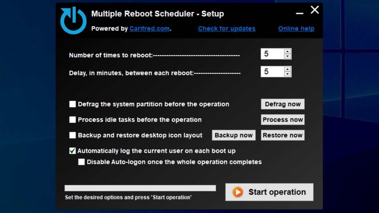 Multiple Reboot Scheduler