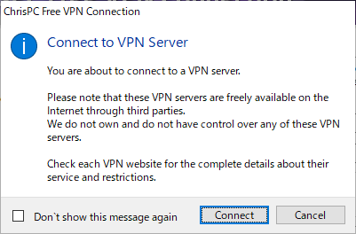 ChrisPC Free VPN Connection