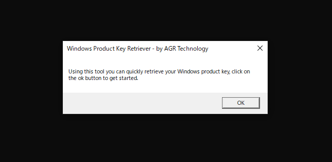 Windows Product Key Retriever