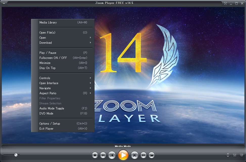 Zoom Player Free 16 0 15 6 0 Beta 1 ダウンロードと使い方 ソフタロウ