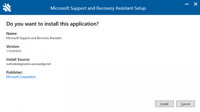 free downloads Microsoft Support and Recovery Assistant 17.01.0268.015