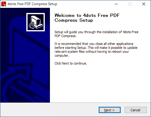 4dots Free PDF Compress