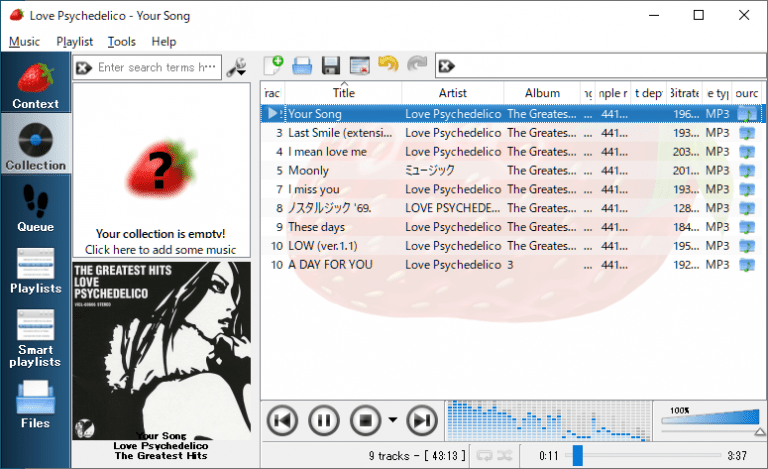 Strawberry Music Player 1.0.18 for mac download free