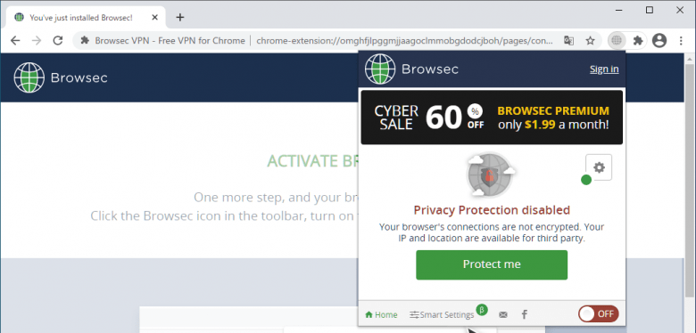 Browsec VPN 3.80.3 for mac download