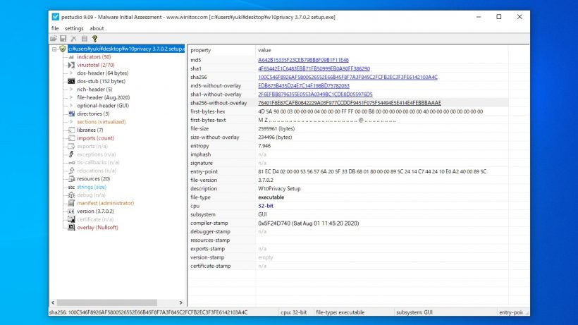 download the new for apple PeStudio 9.55