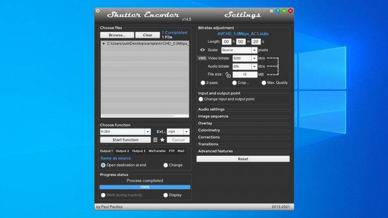 Shutter Encoder 17.4 for mac download