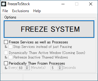 FreezeToStock