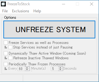 FreezeToStock