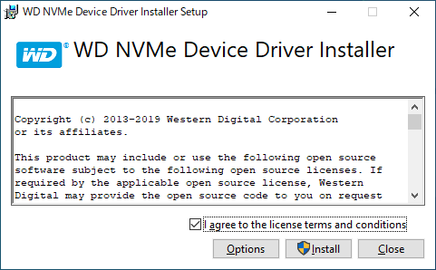 Western Digital NVMe Driver