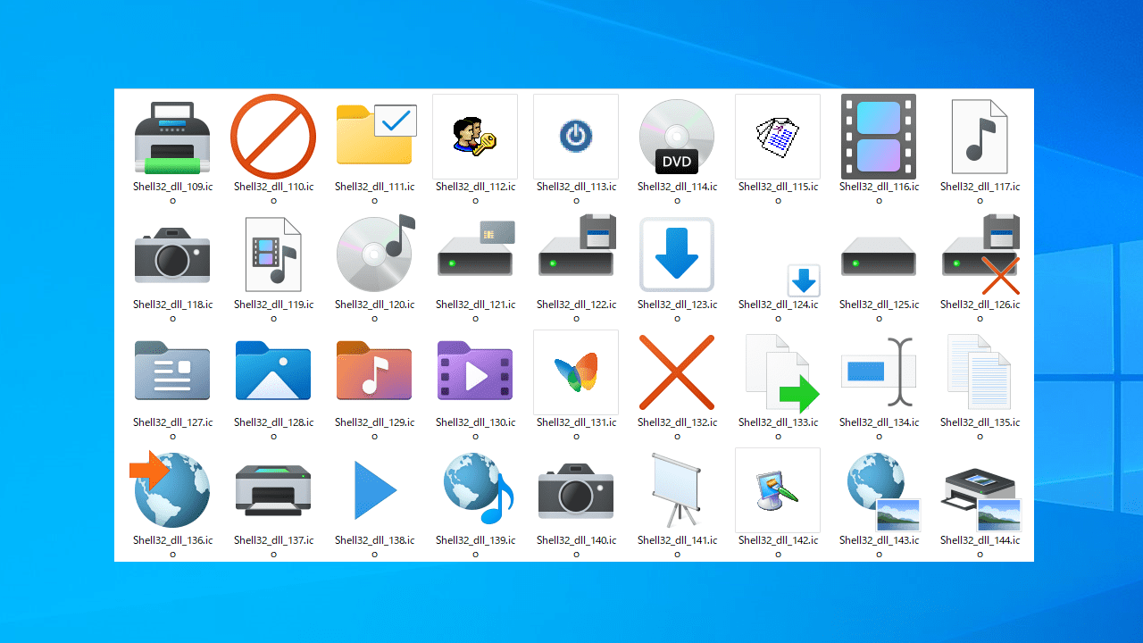 Windows 10 Icons