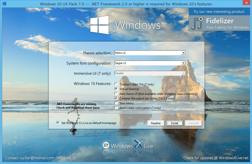 Windows 10 UX Pack