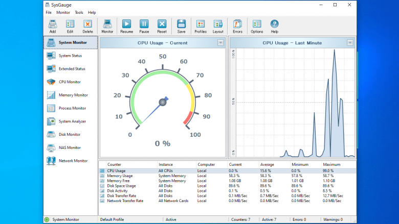 SysGauge Ultimate + Server 10.1.16 instal the new