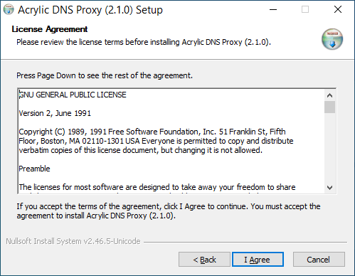Acrylic DNS Proxy