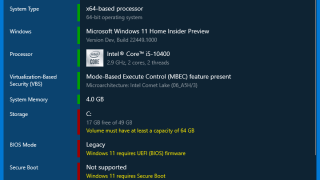 Windows 11 Requirements Check Tool