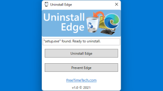 Uninstall Edge