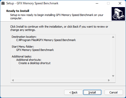 GFX Memory Speed Benchmark