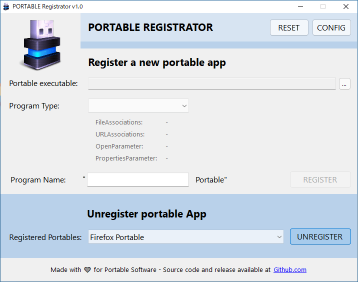 PORTABLE Registrator