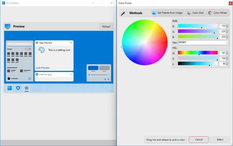 WinPaletter 1.0.8.1 for windows instal