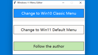 Windows 11 Menu Editor