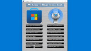 Ms Store & Apps repair tool