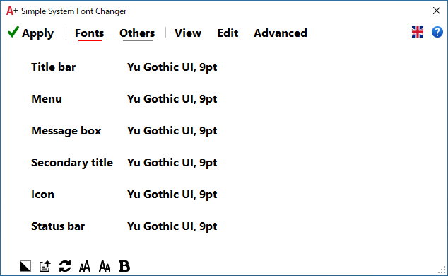 Simple System Font Changer