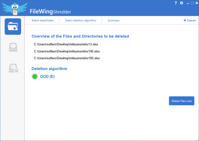 FileWing Shredder