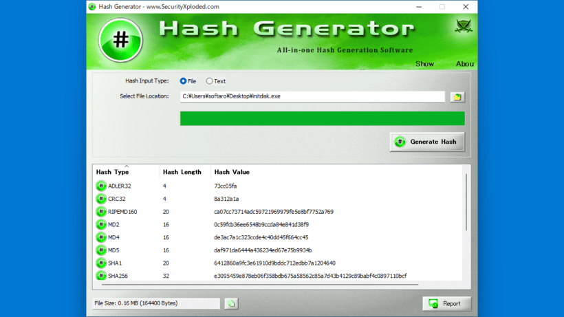 Hash Generator
