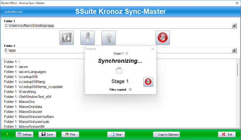 SSuite Office - Kronoz Sync Master