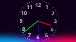 Neon Time Screensaver
