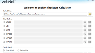 zebNet Checksum Calculator