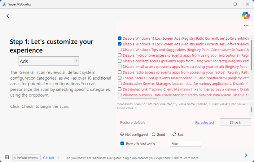 SuperMSConfig